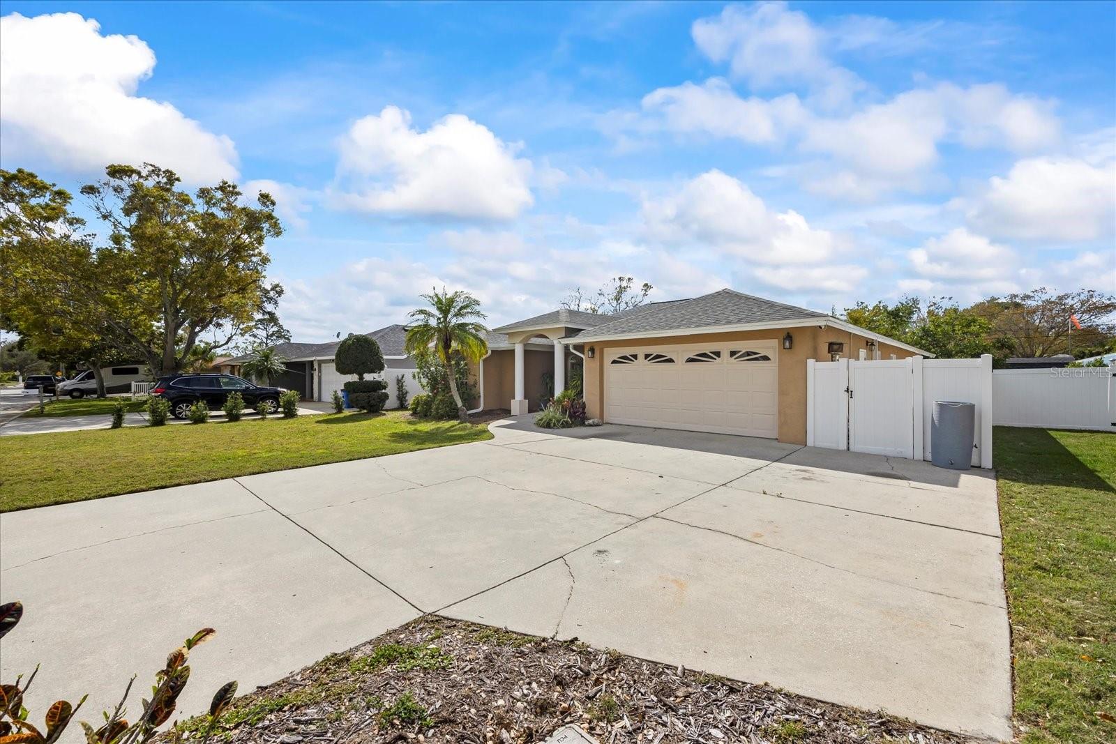 Overside Driveway with Parking Pad