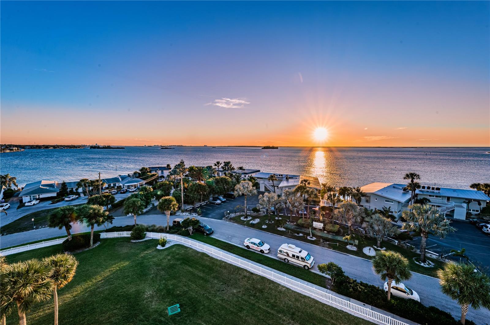 Sunset from the balcony!