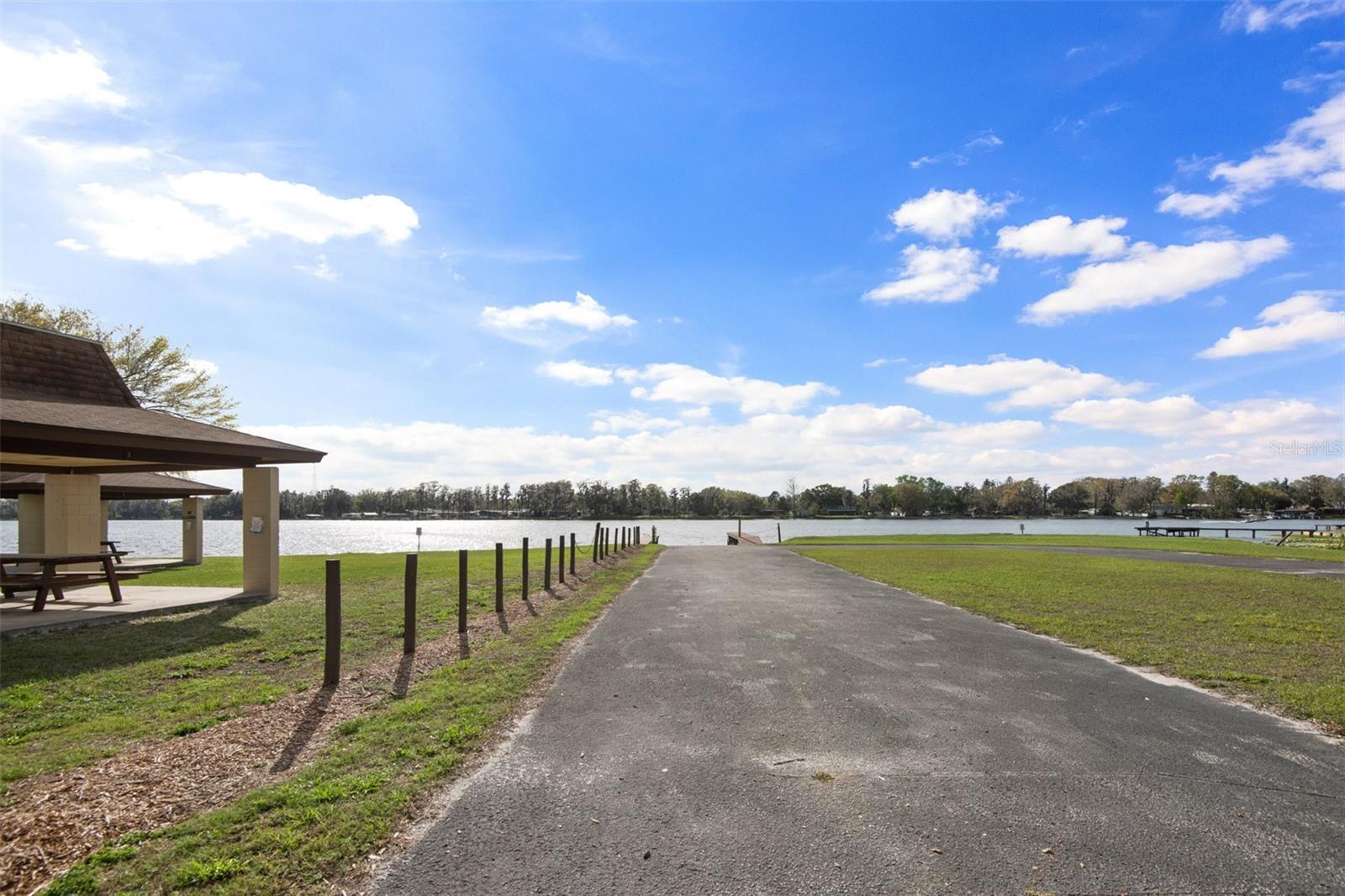 community boat ramp