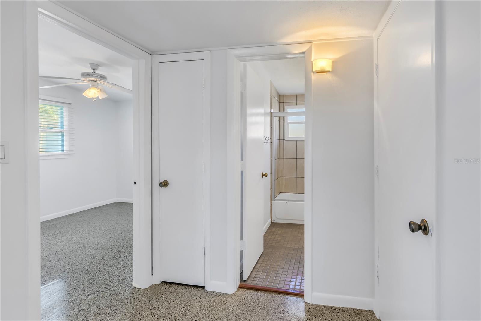 Bedroom hallway.