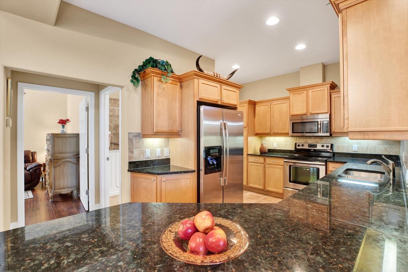 Lovely kitchen. Lots of storage!