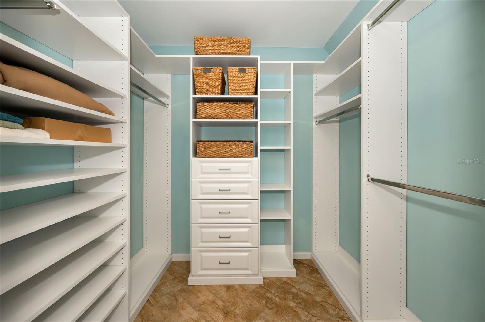 Primary walk-in closet