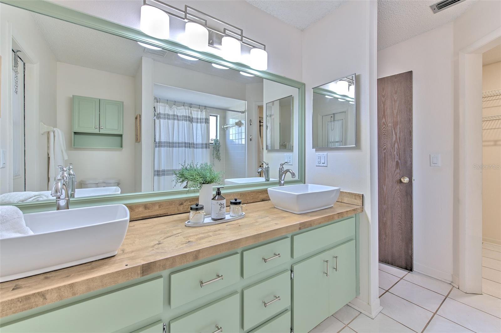 Primary Bathroom with Double Sinks