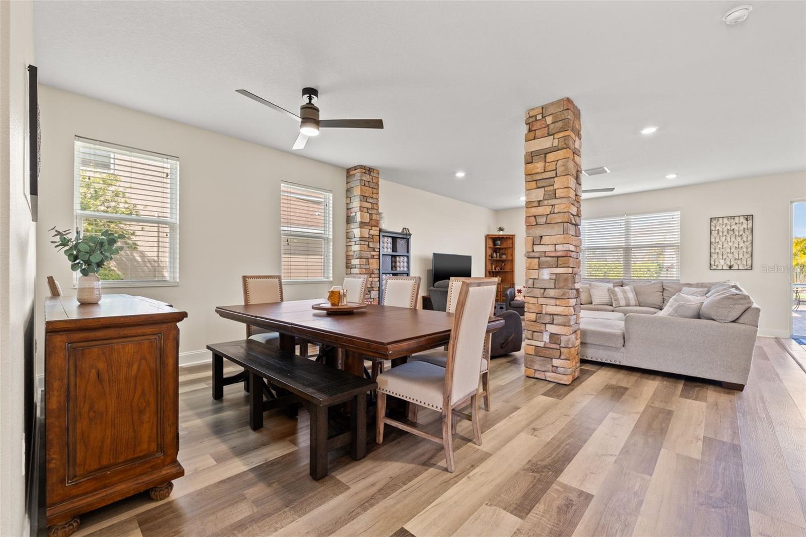 Dining and Living Area