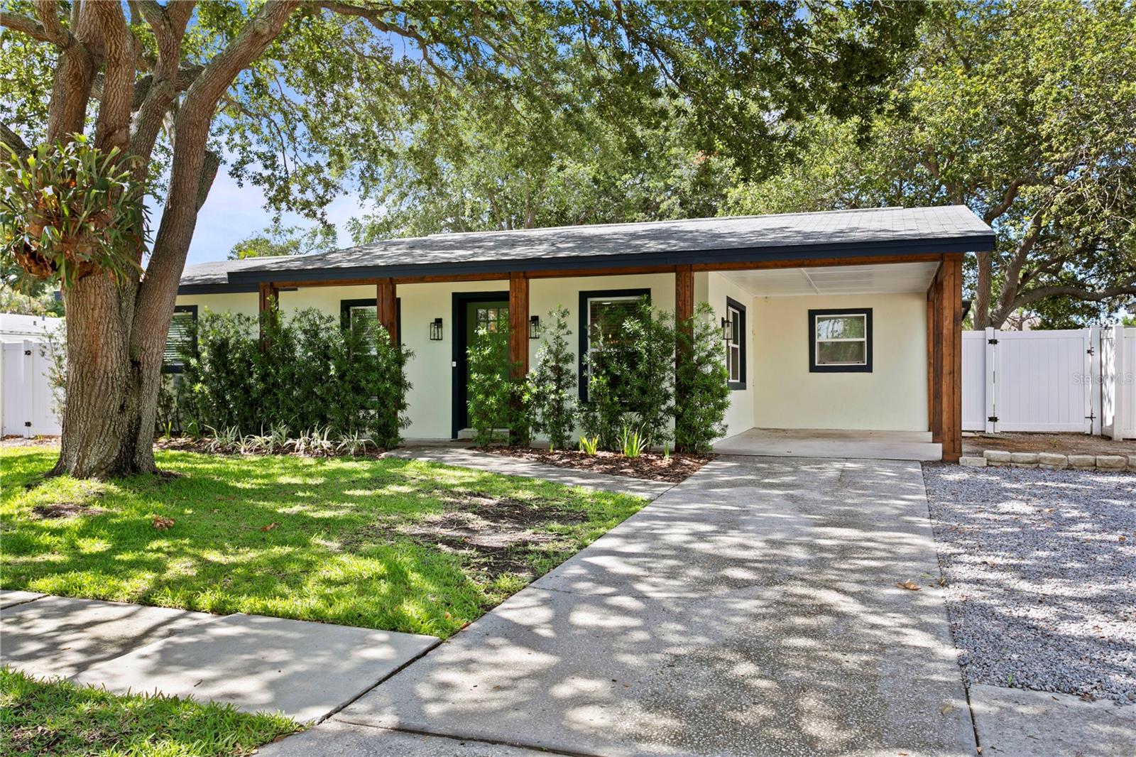 Majestic Live Oak provides shade