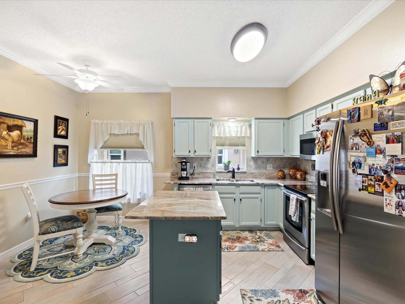 Kitchen from dining area