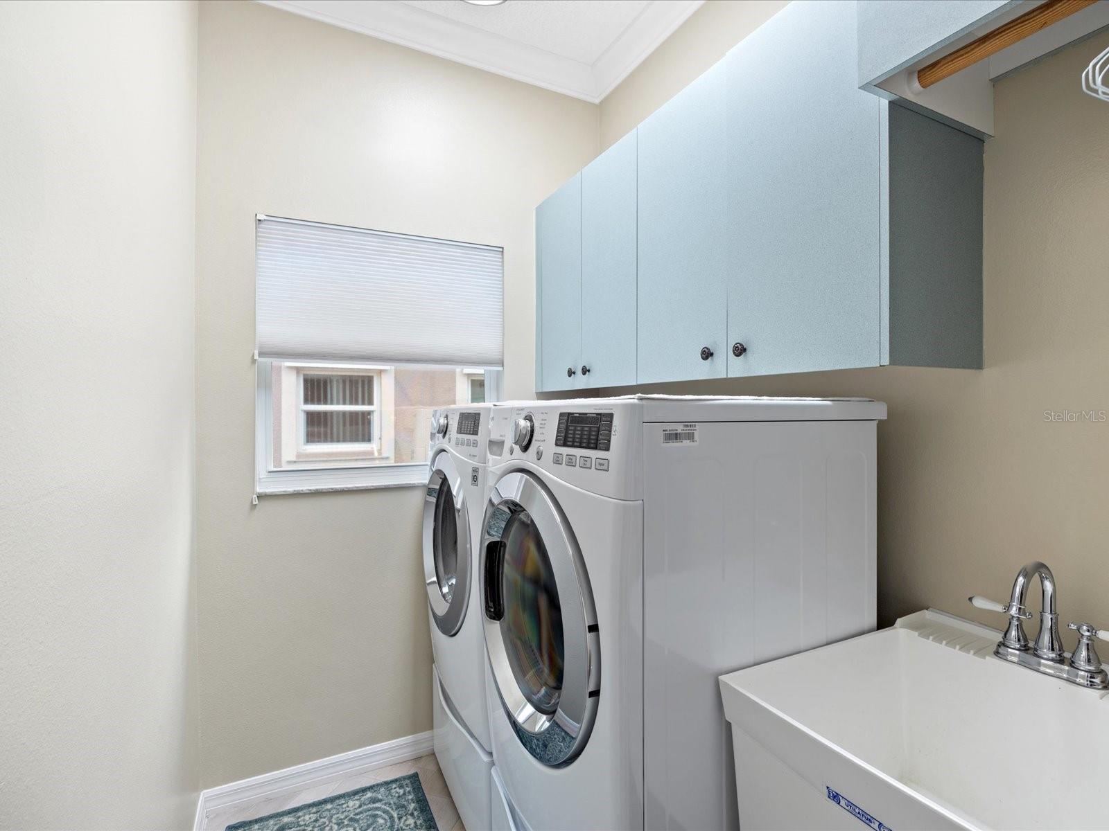 Inside laundry room