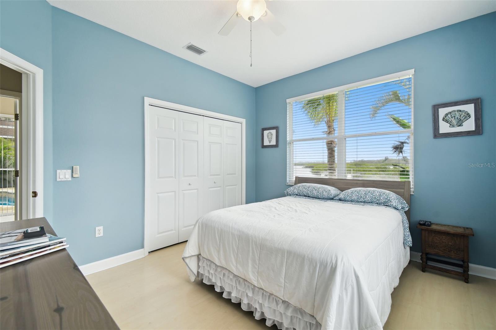 Bedroom 4 with water views