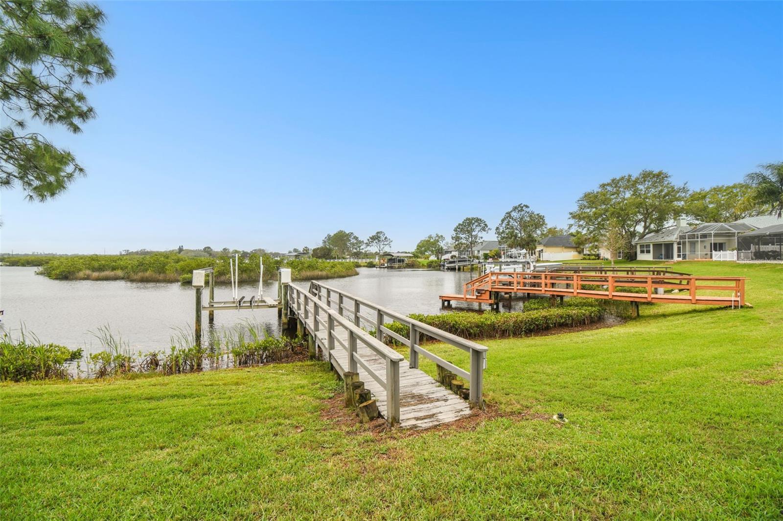 Private dock and lift