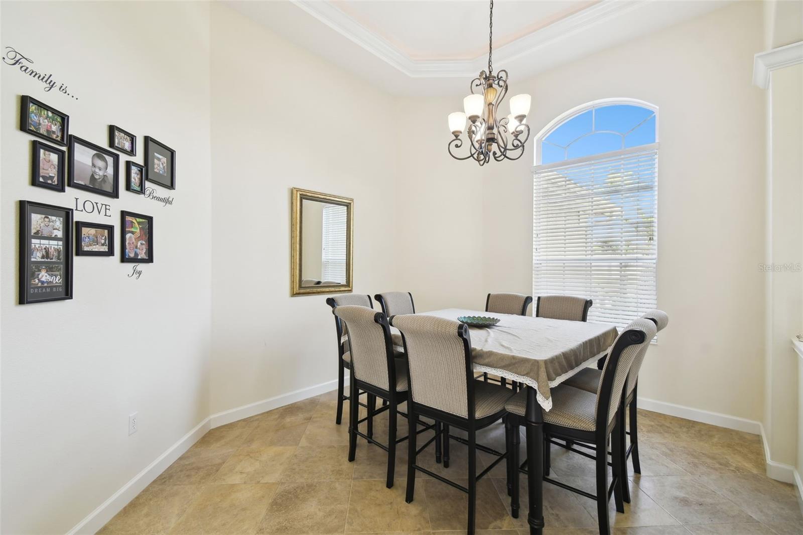 Formal dining area