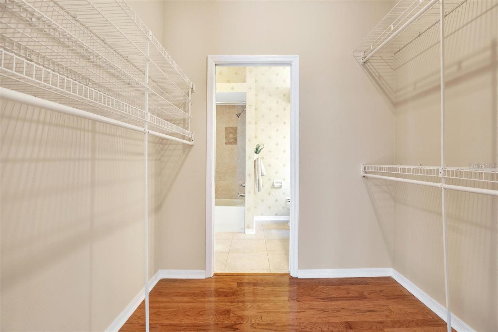 Walk in closet in primary (second one)