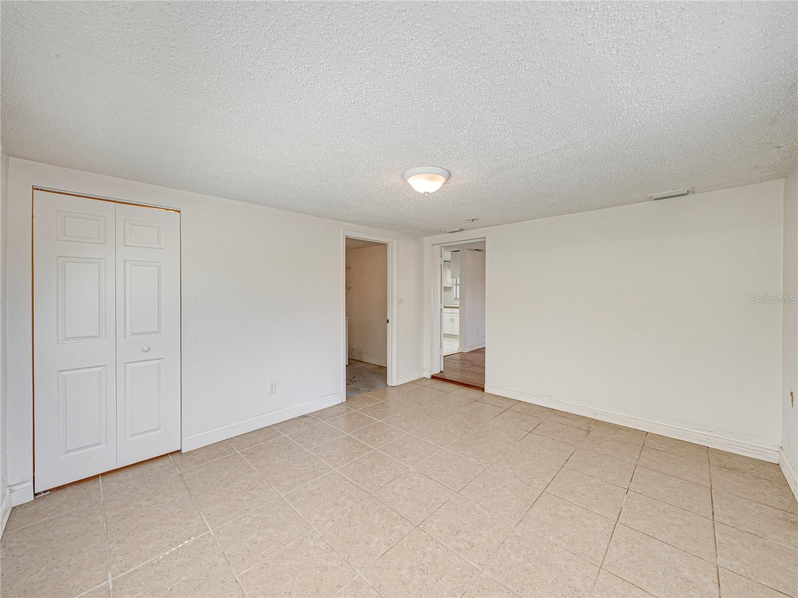 Primary bedroom with 6 x 4 Walkin closet.