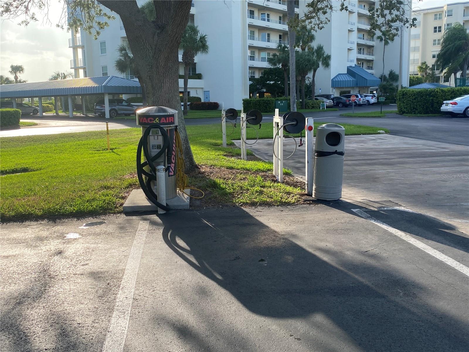 Car washing area