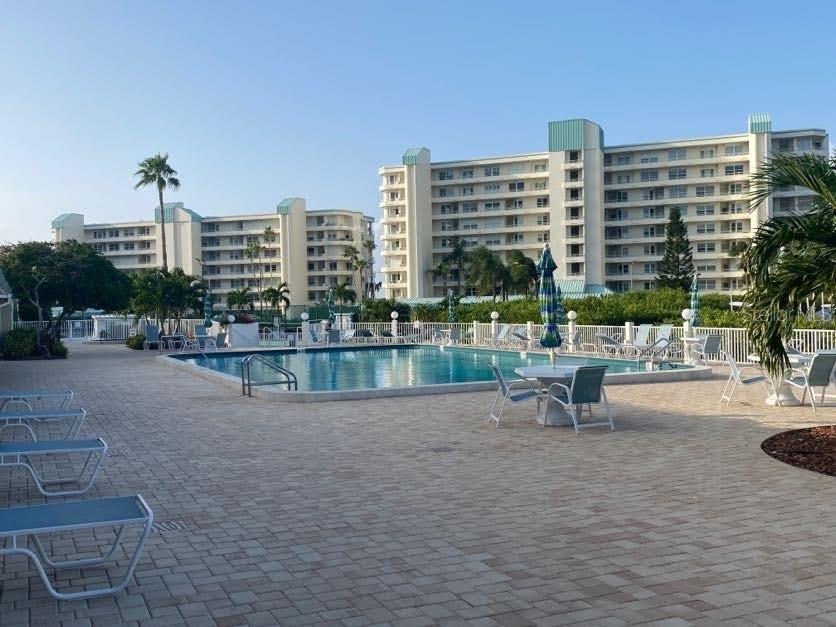 Pool outside of the clubhouse