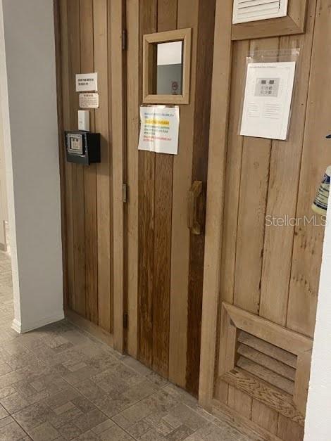 Sauna room in the clubhouse