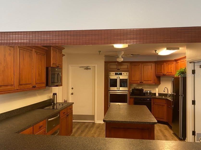 Kitchen area in the clubhouse