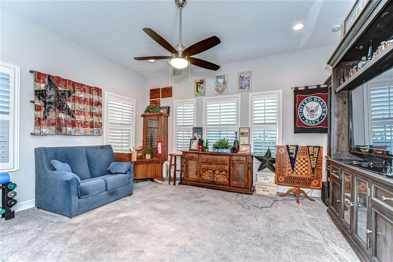 Massive bedroom with ample natural lighting!