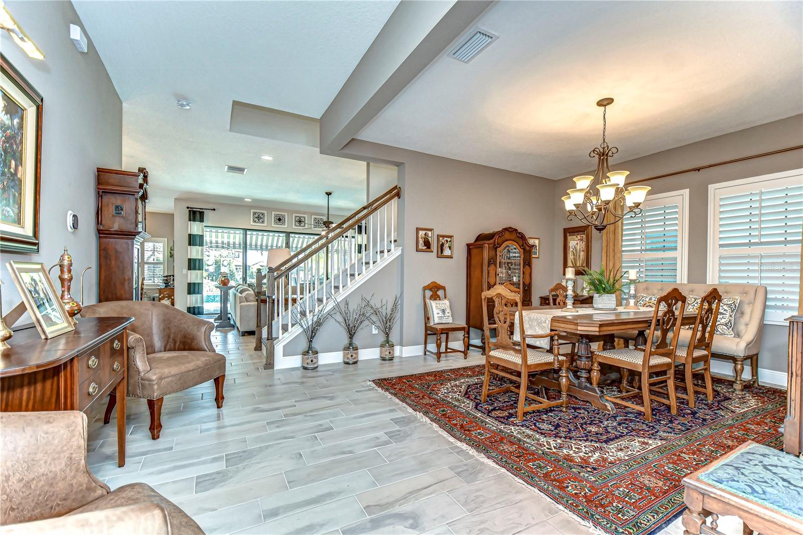 MASSIVE dining room is perfect for entertaining!