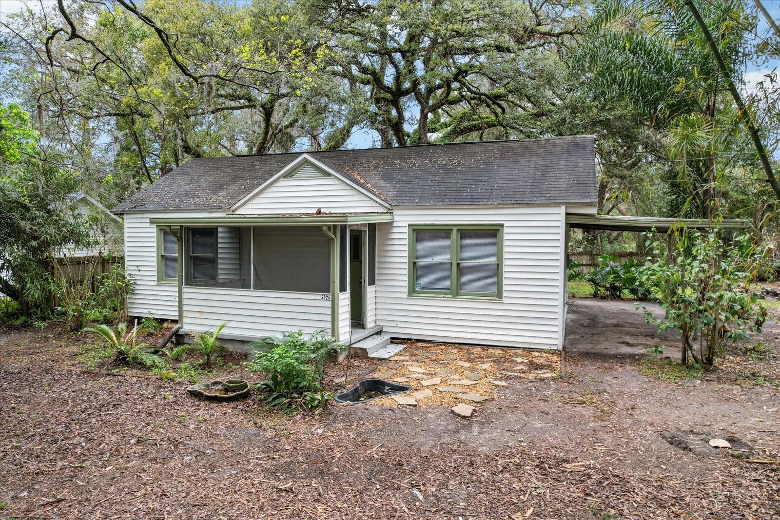 Attached Carport