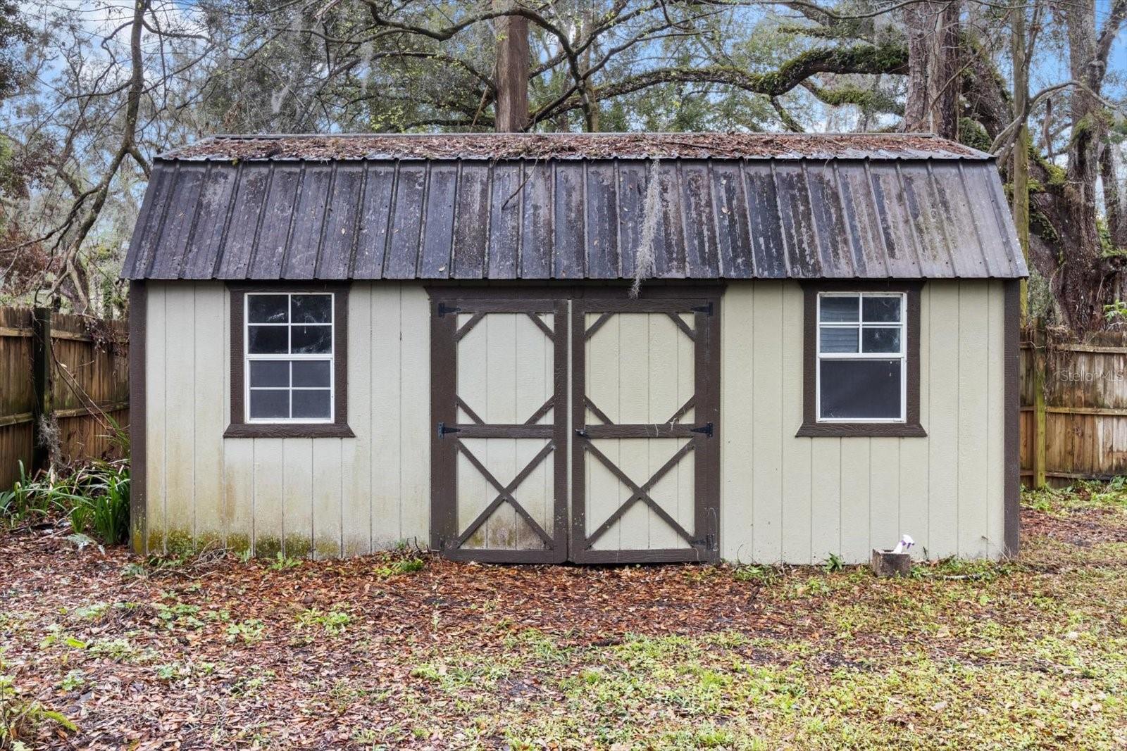 Shed with Double Doors