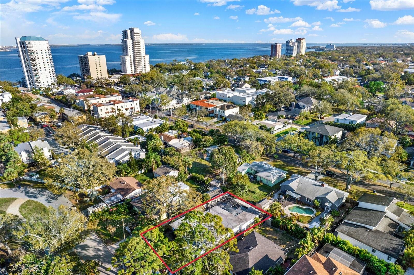 Aerial View South East