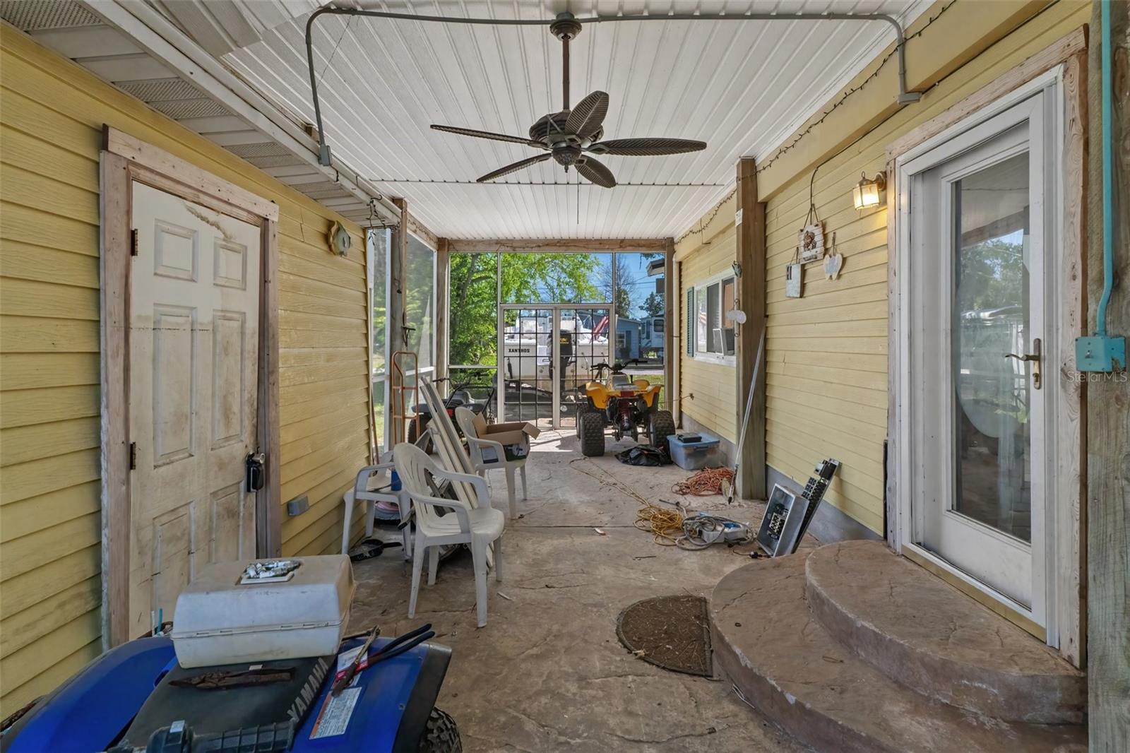 Carport Area with Storage