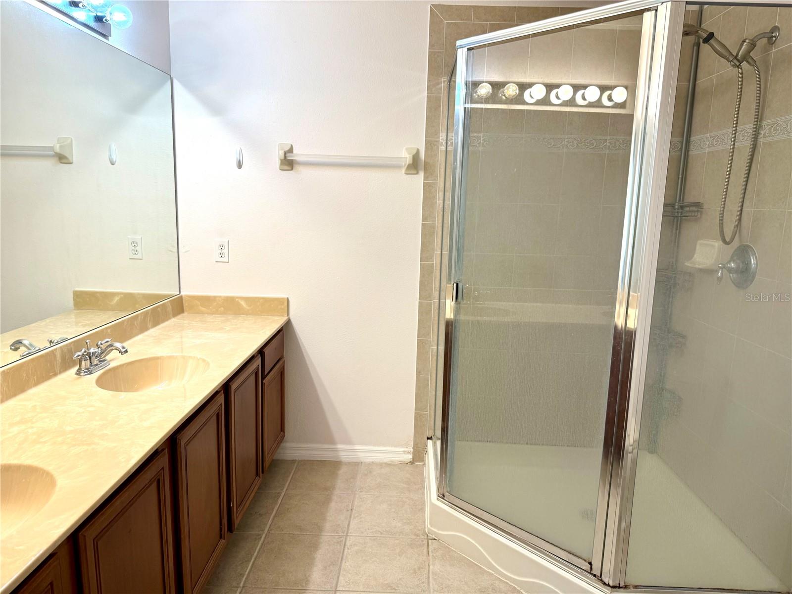 Master Bath Room with Shower Stall