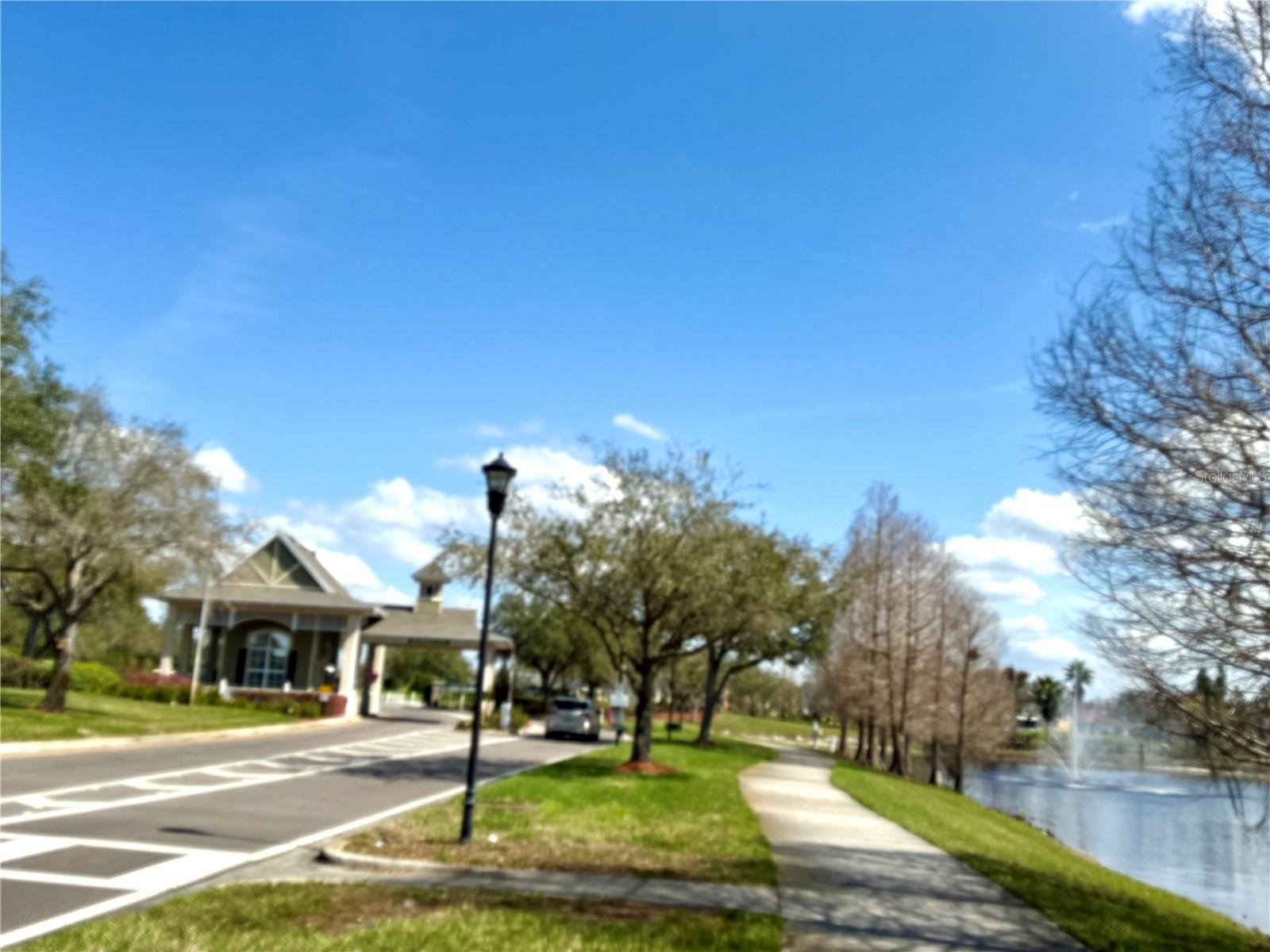 Community Gate Entrance