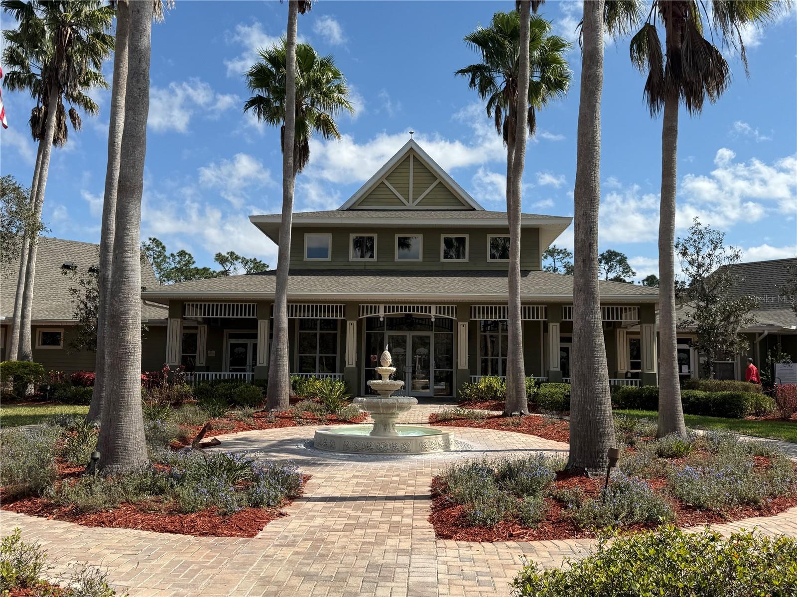 Front Entrance Of the Clubhouse Of "Live Oak Preserve"