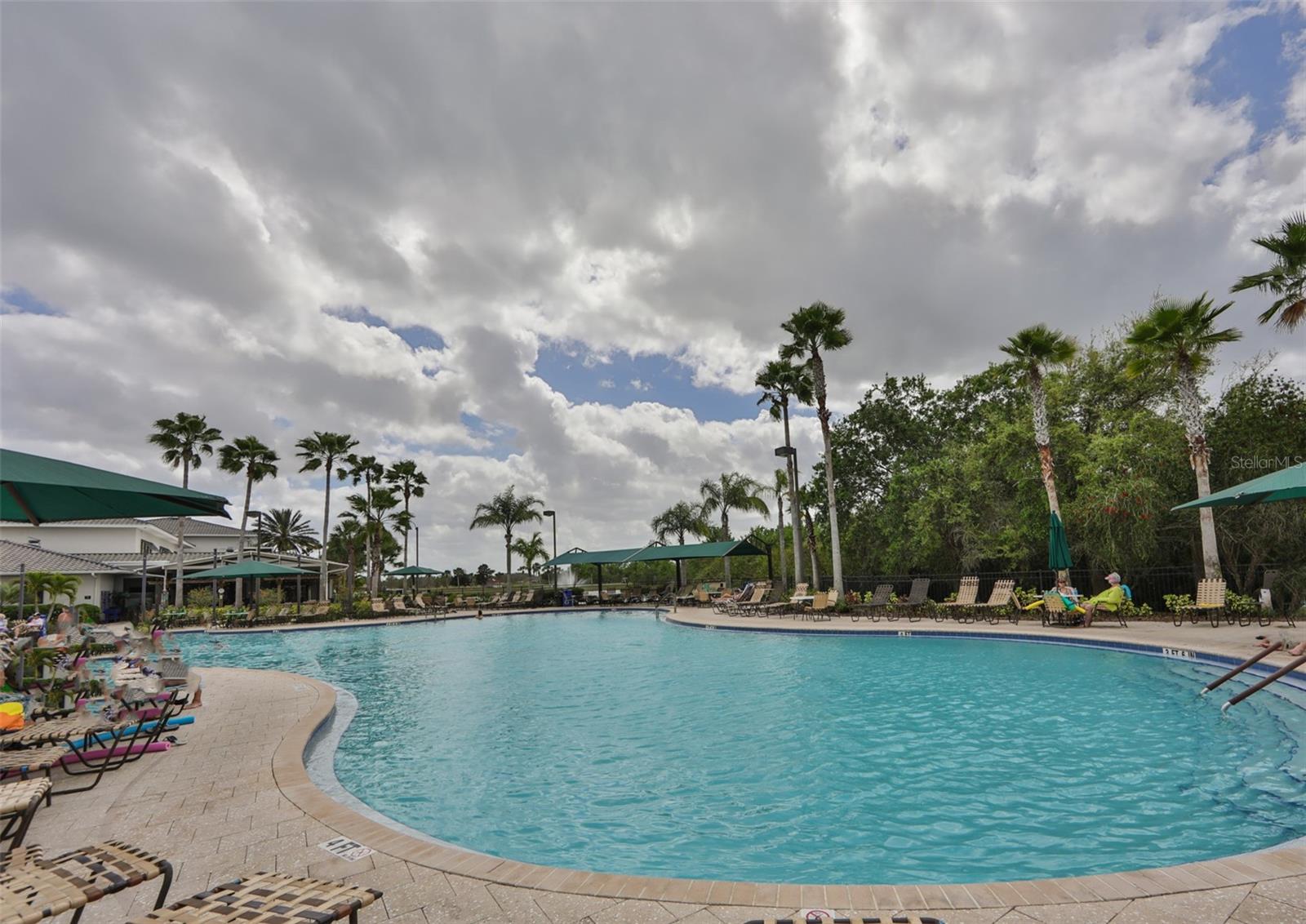 Outdoor pool at the South Clubhouse