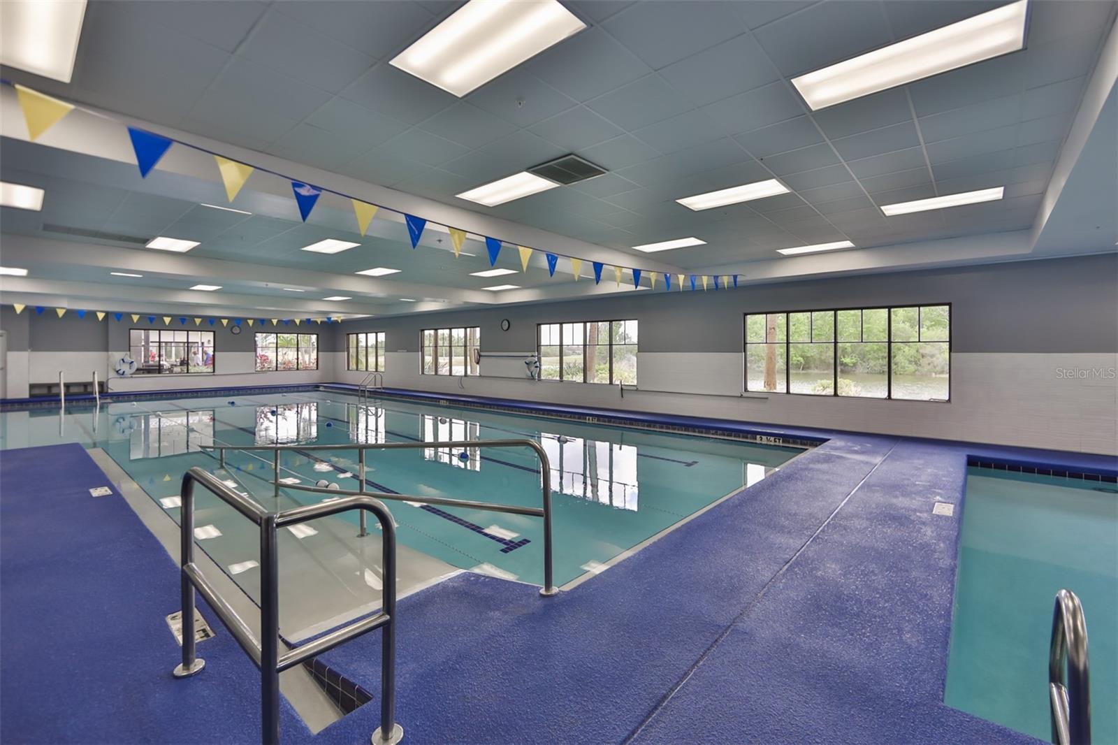 Indoor lap pool at the South Clubhouse