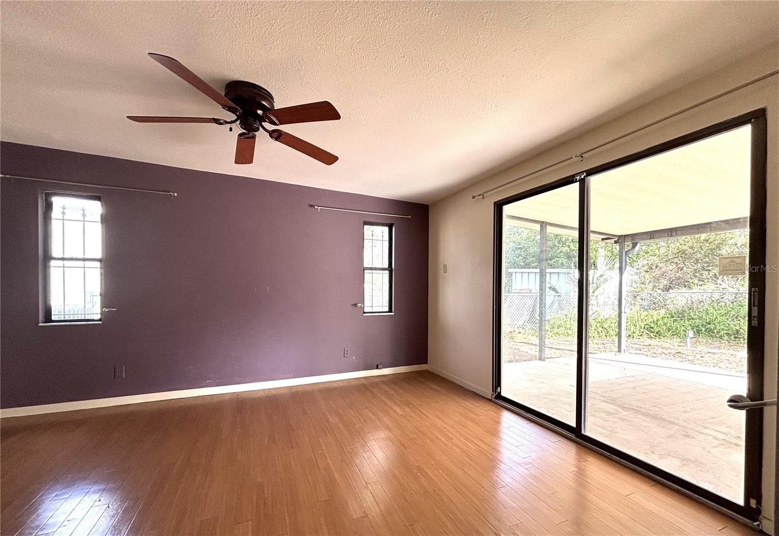 Master Bedroom connected to Covered Patio