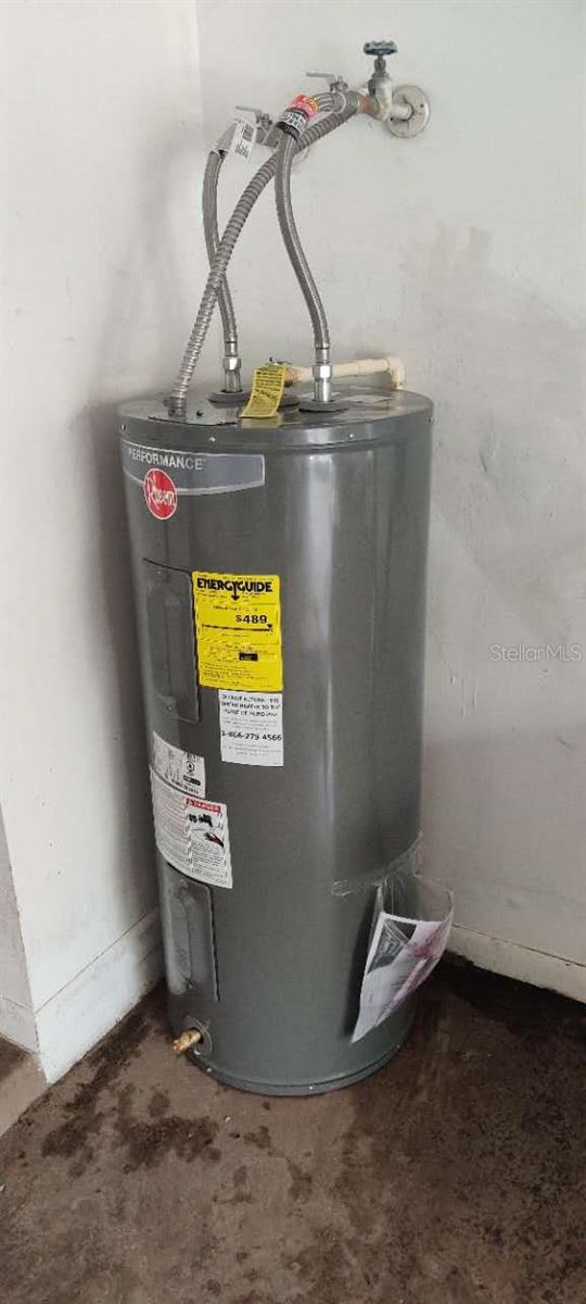New water heater installed 2025