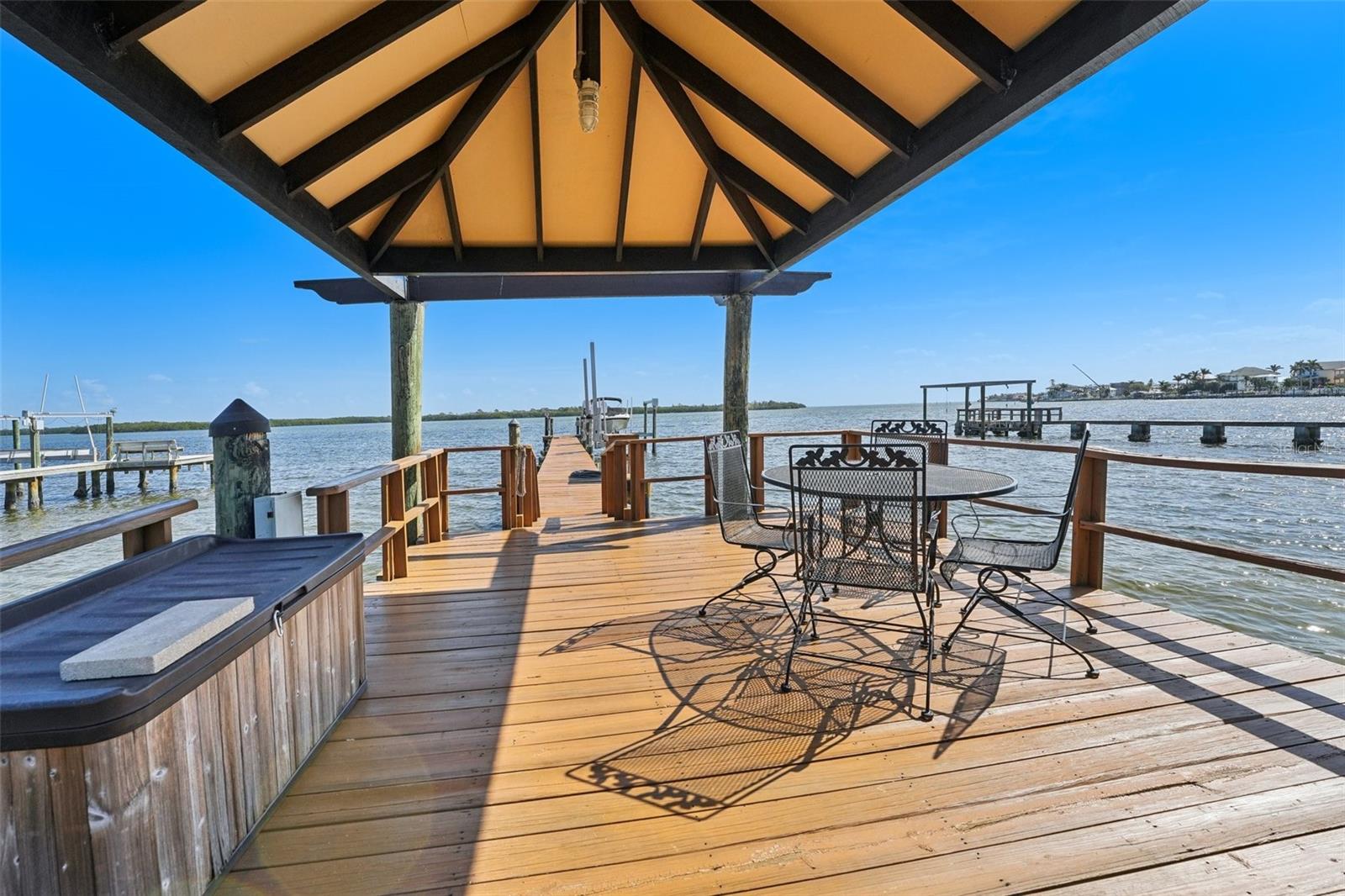 Covered Gazebo On The Water