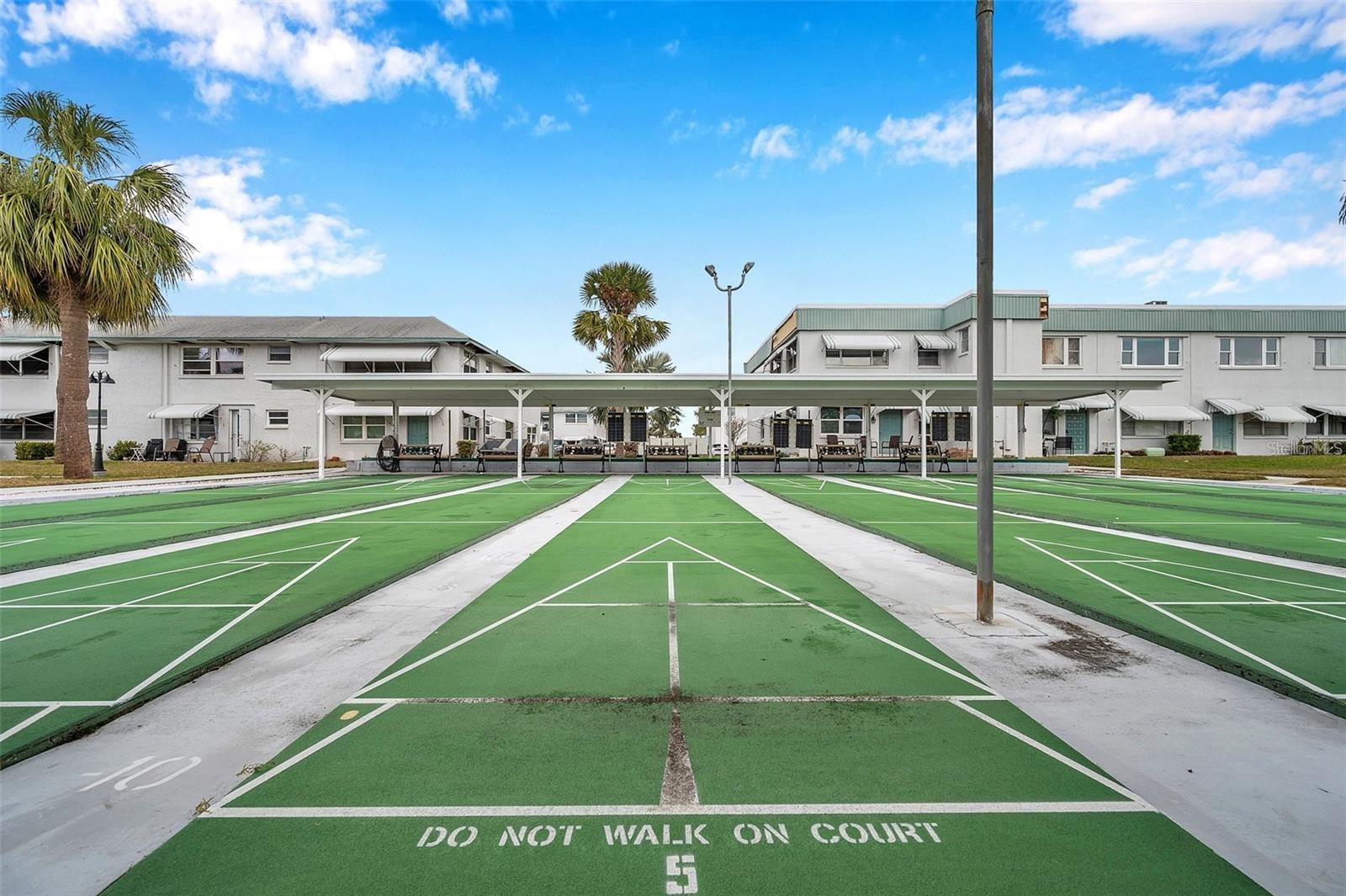 Bocce ball court