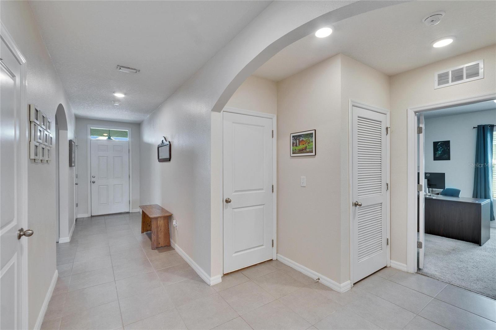 36707 Goffaux Loop view of front door from hallway near kitchen