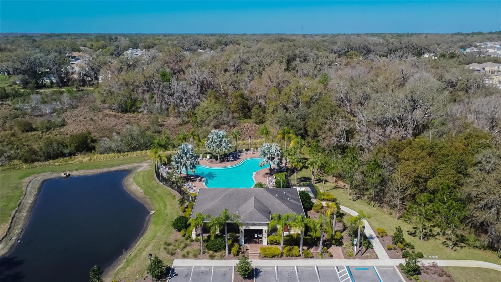 Community Pool and cabana