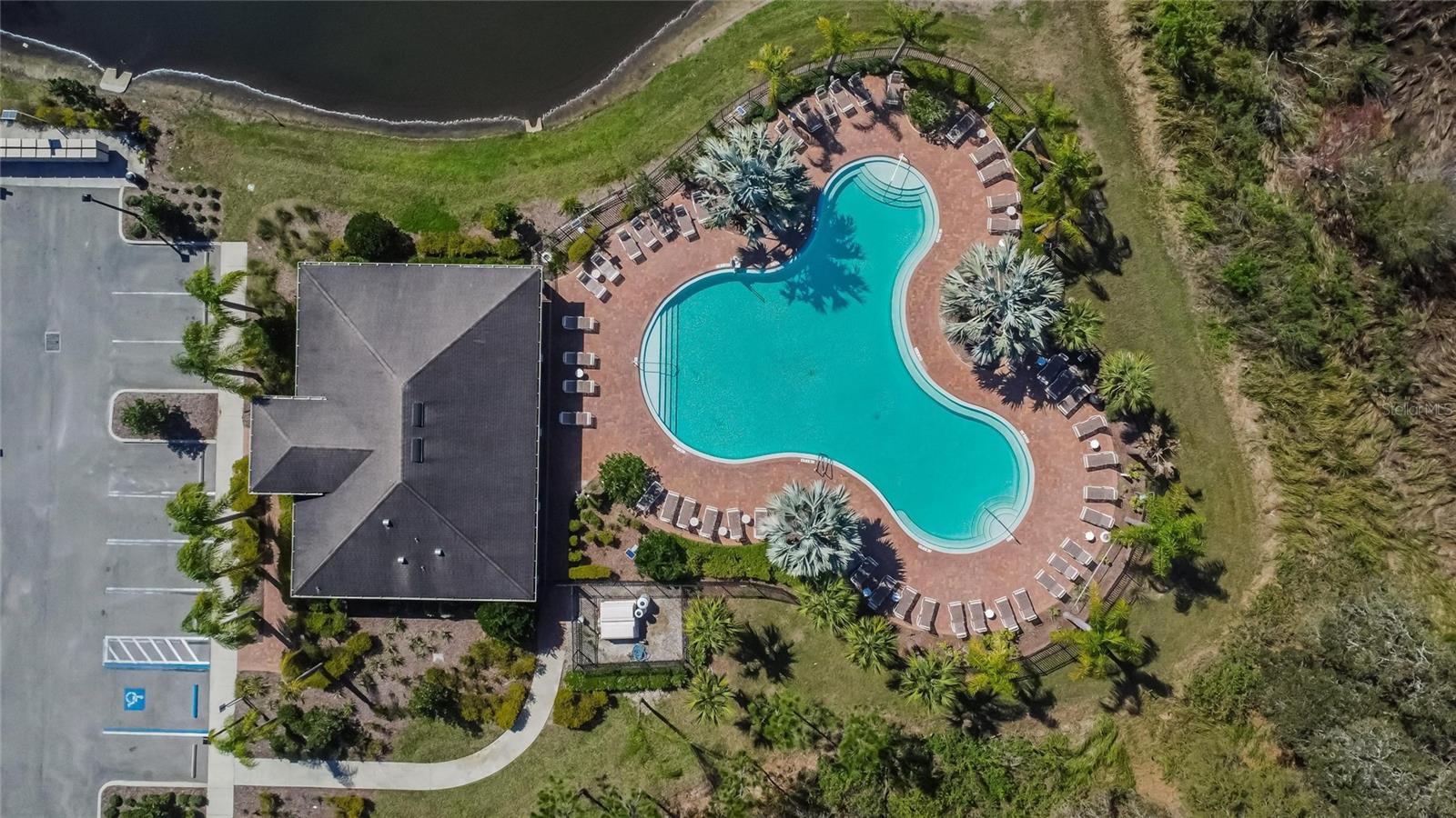 Community Pool and cabana