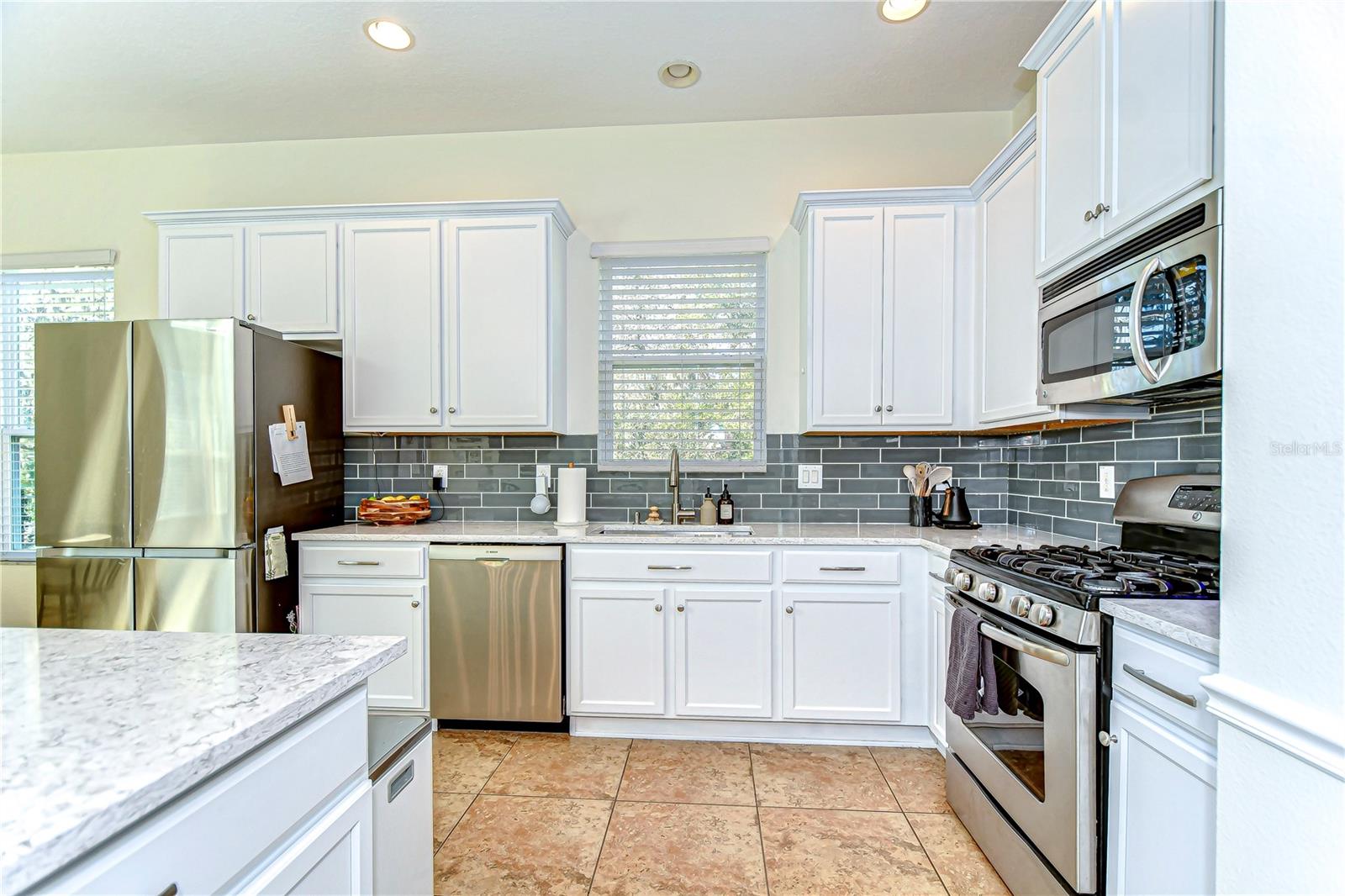 Abundance in both cabinetry and counterspace!