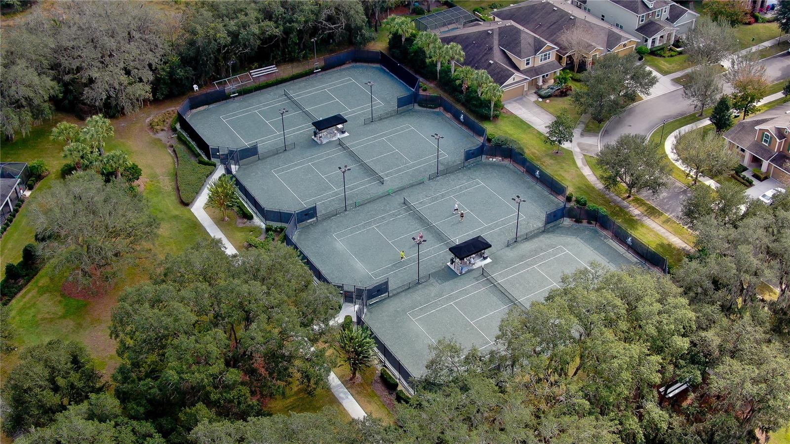 Work up some fun just steps from home with these beautifully maintained sports courts!