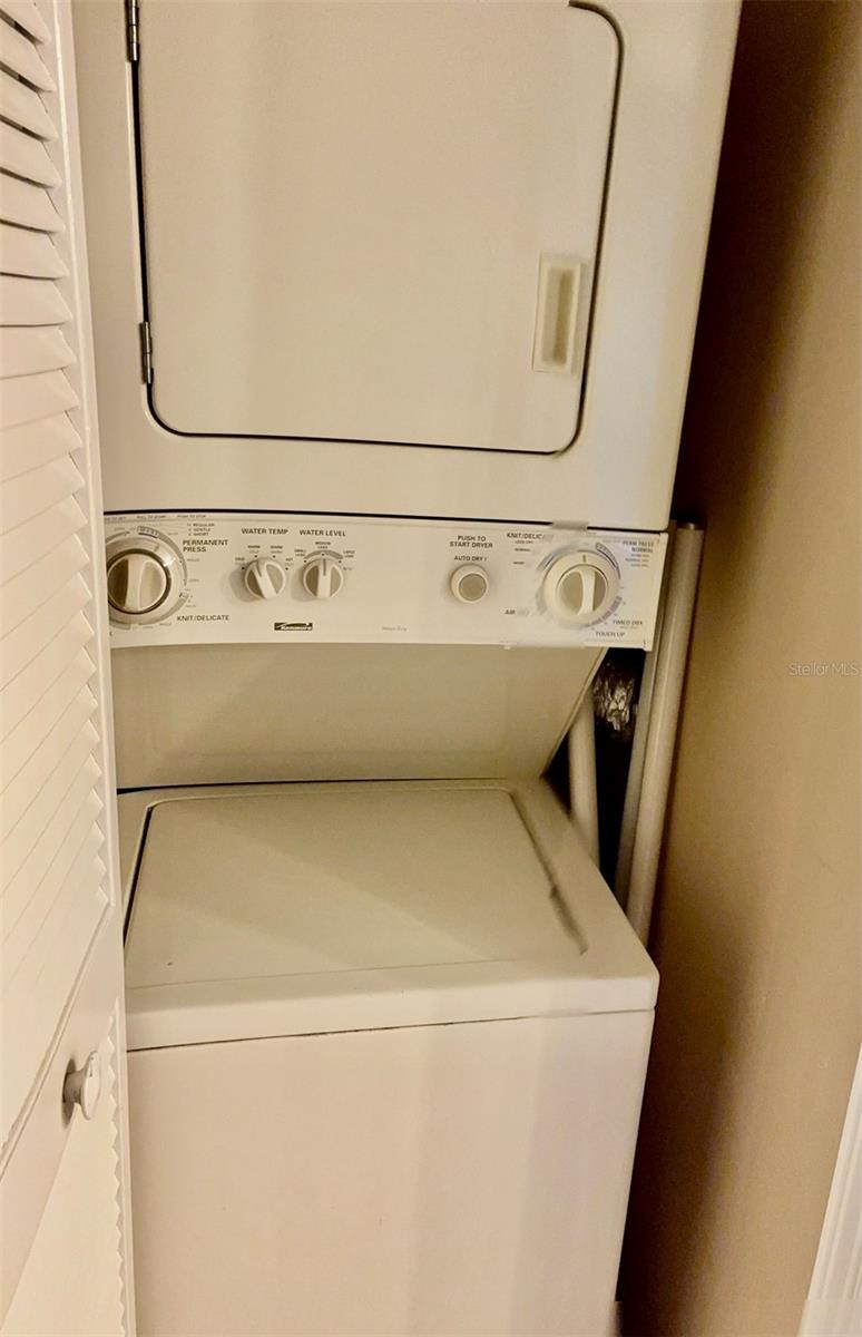 Washer & Dryer in unit.