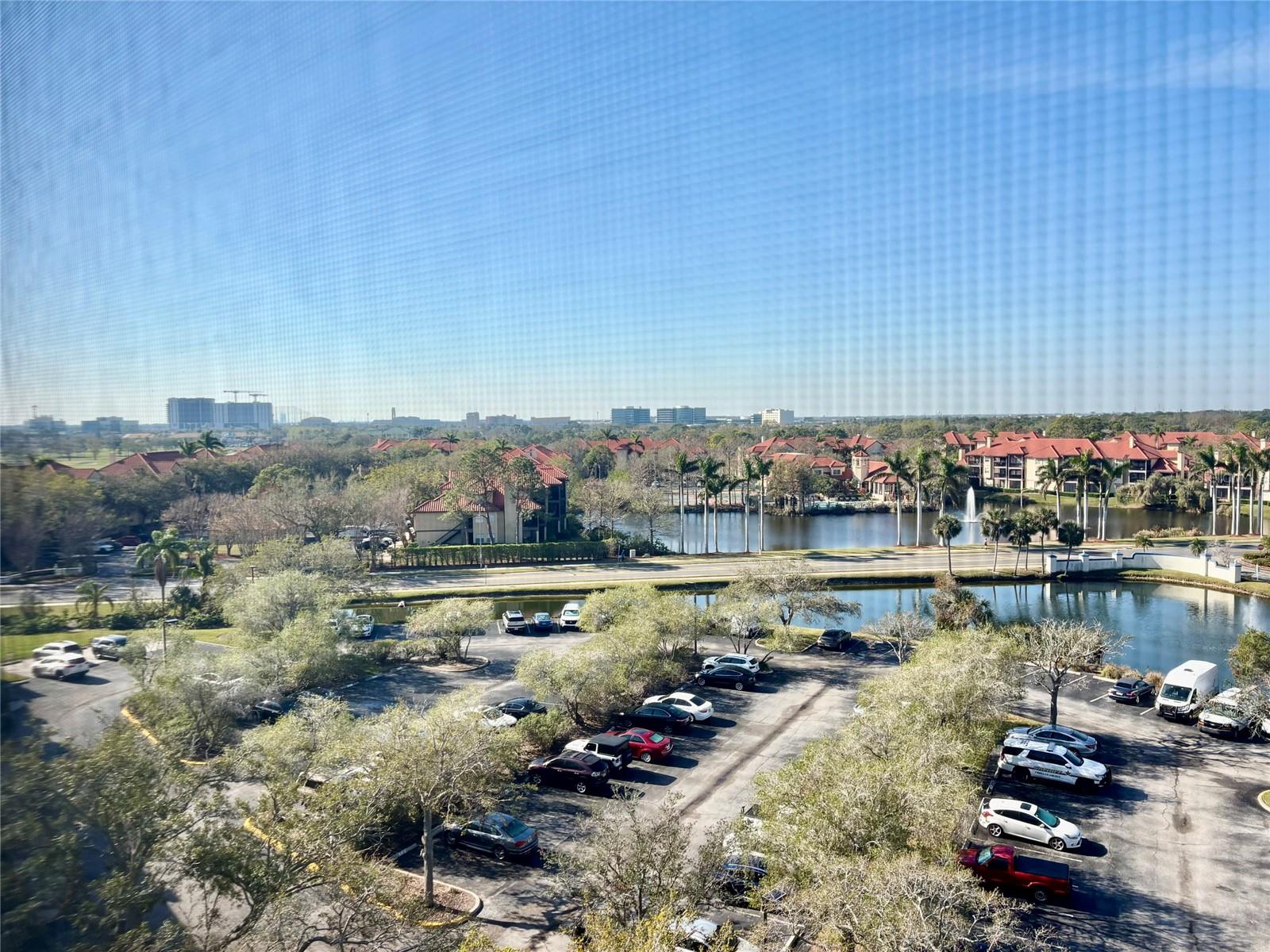 View from the Balcony looking south towards St. Pete.