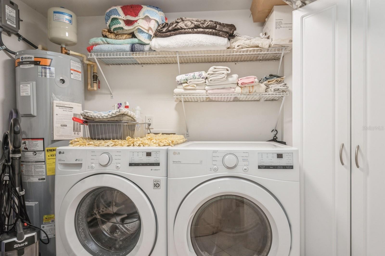 In-unit laundry room