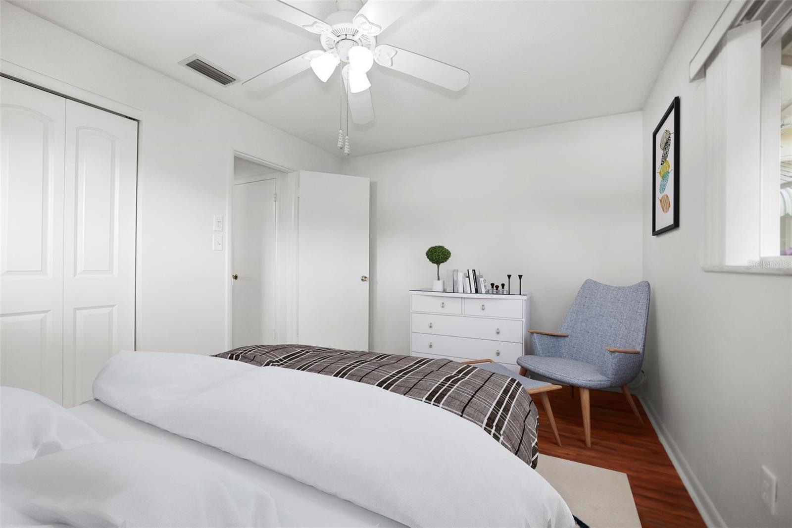 Bedroom 2. Virtual Staging.