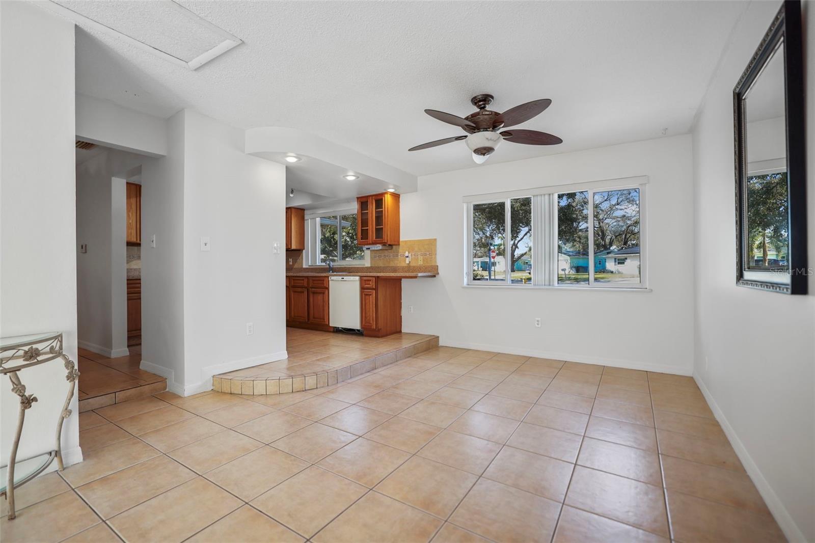 Dining Room opens to kitchen