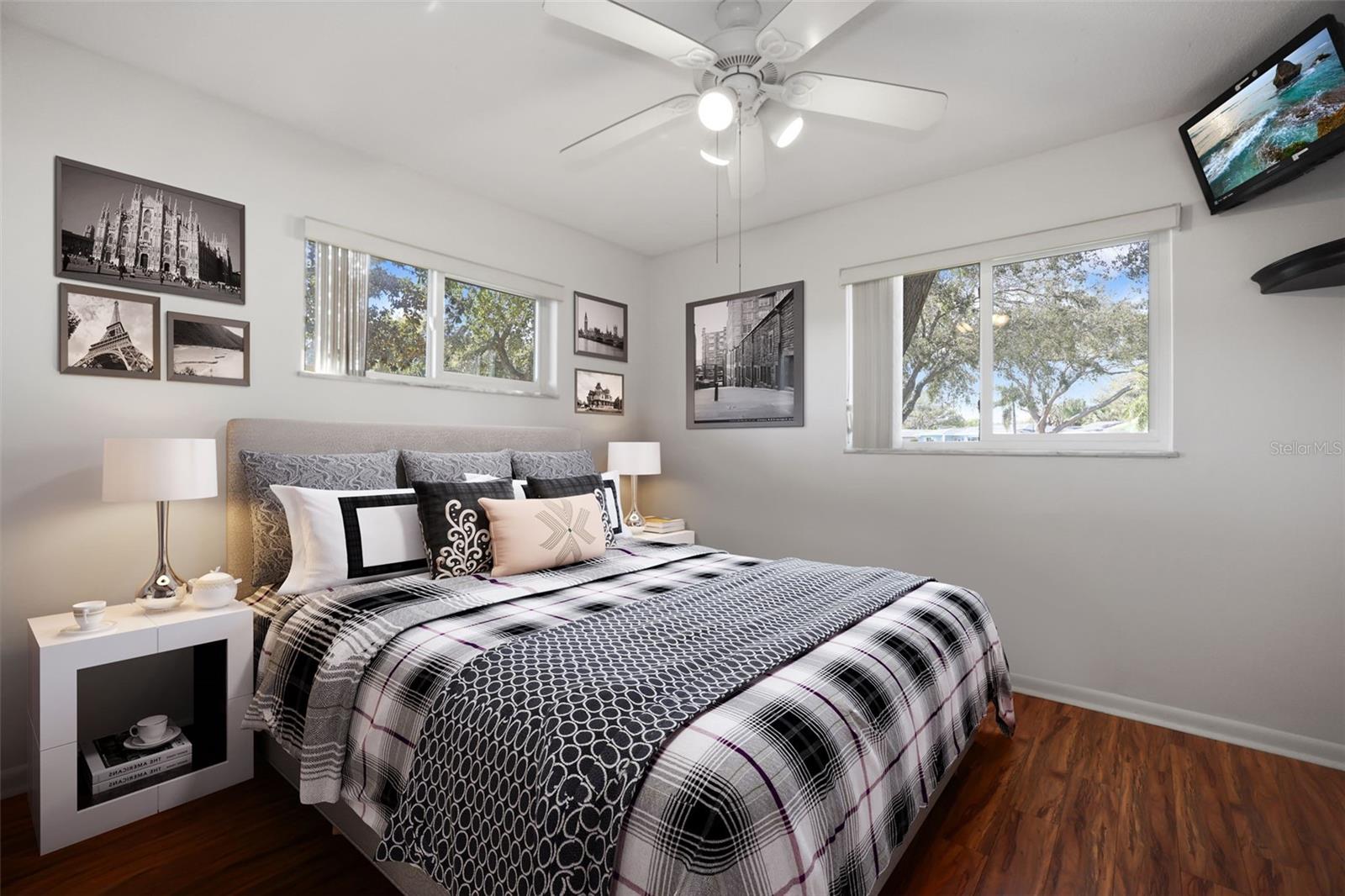 Bedroom 1. Virtual Staging.
