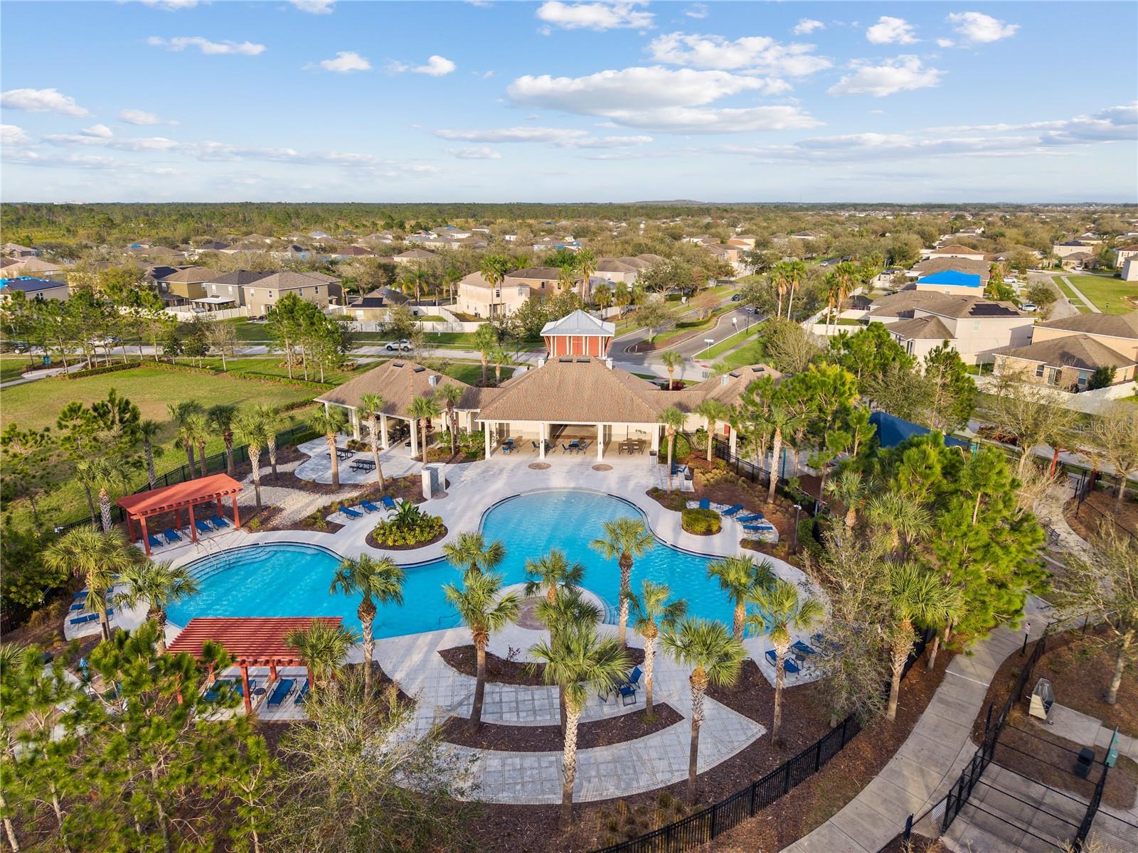 Resort style pool