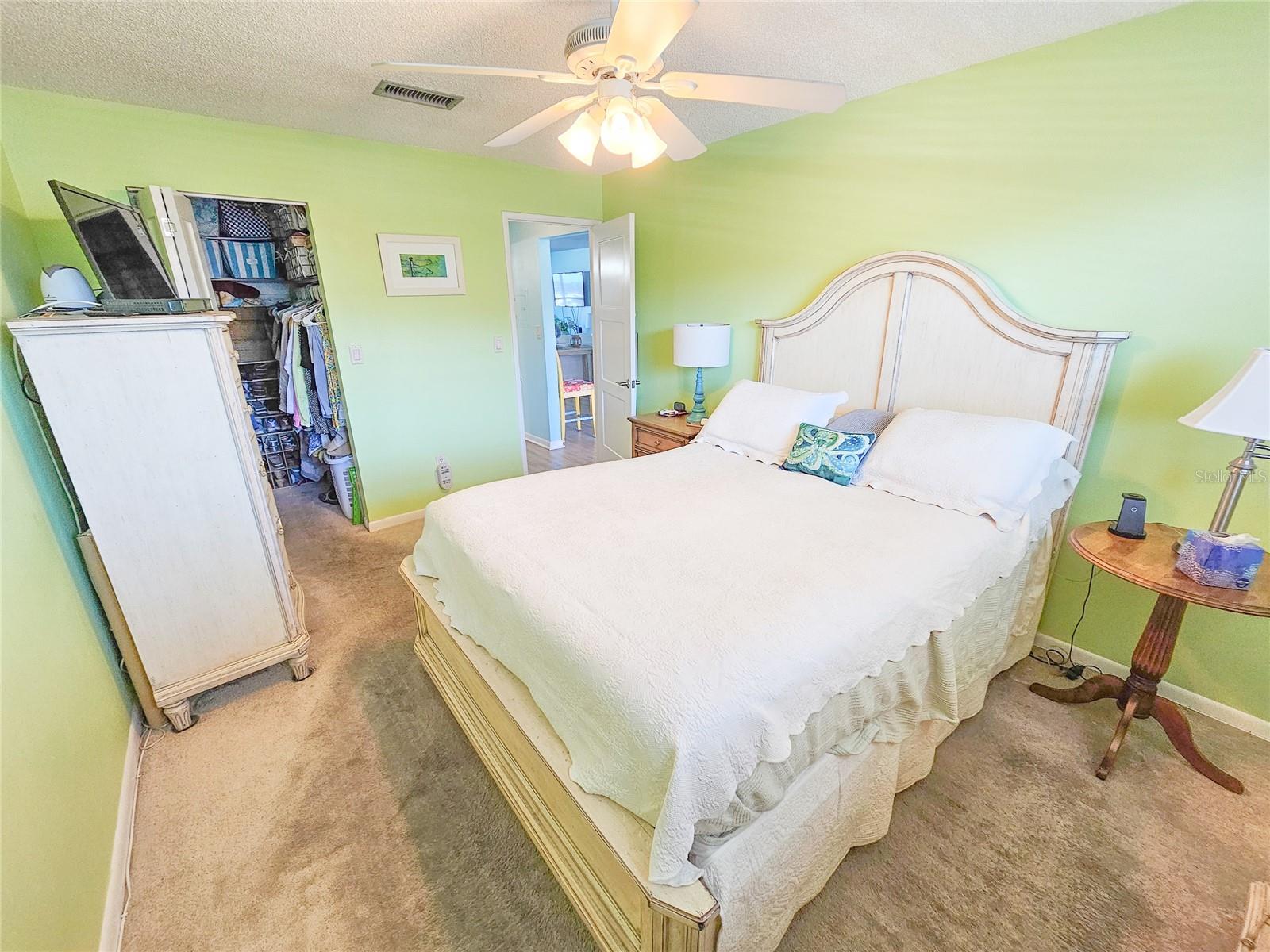 Primary Bedroom w/ Walk-in Closet.