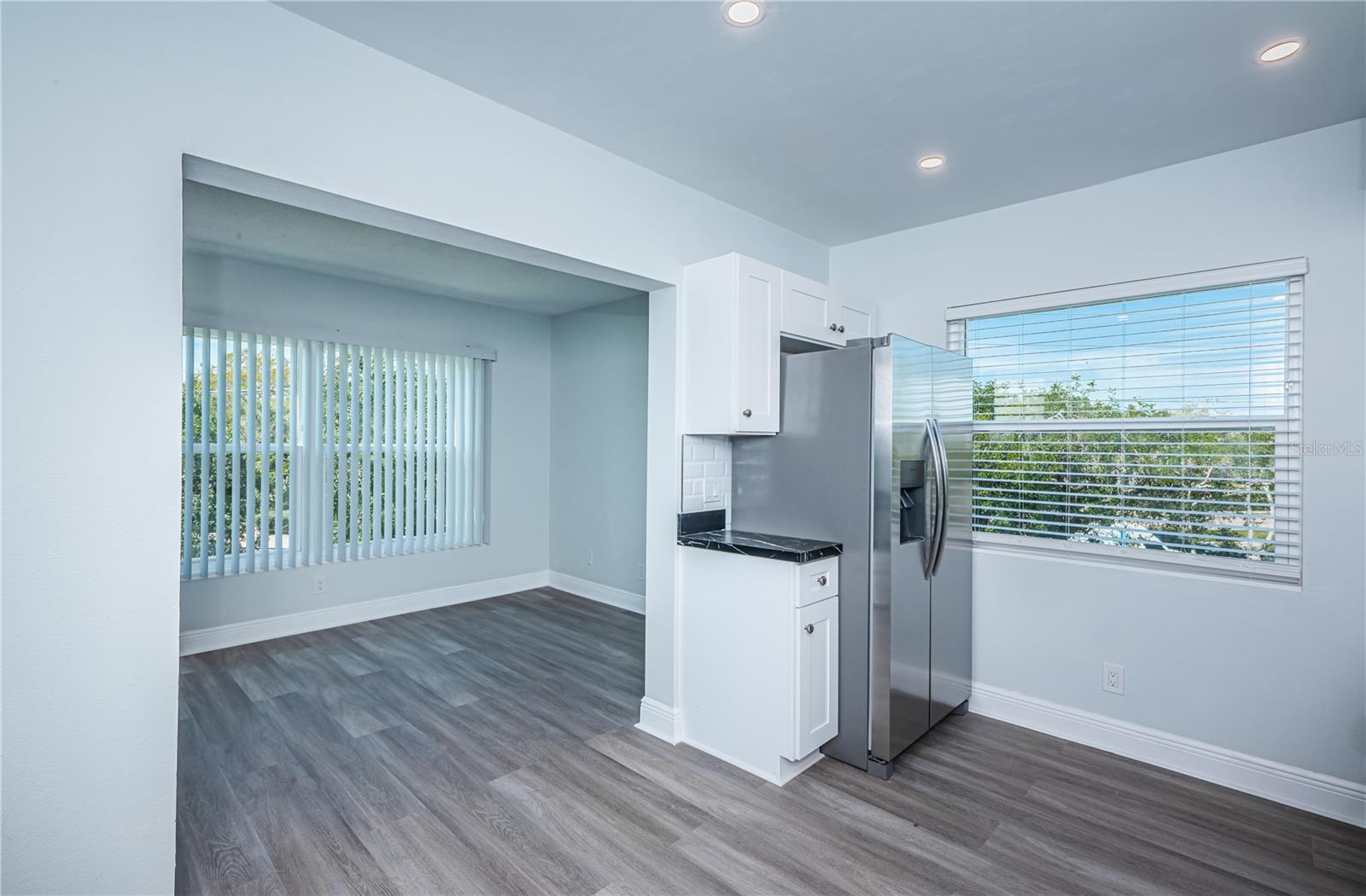 Kitchen entrance into Florida Room