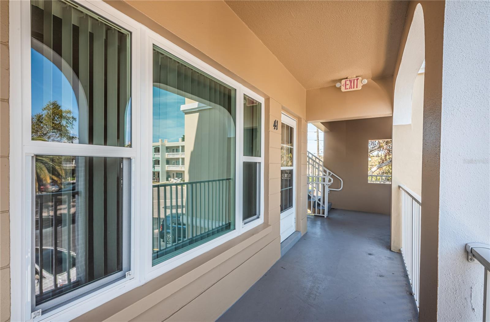 2nd story walkway and stairway